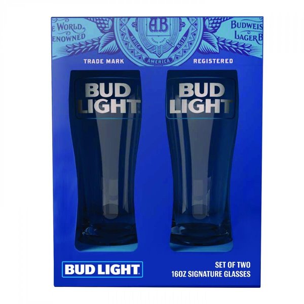 Bud Light Signature Glassware Set - 2 Piece 811466